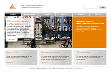 Tablet Screenshot of ctr.dk